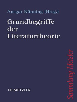 cover image of Grundbegriffe der Literaturtheorie